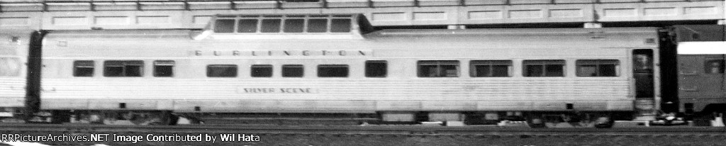 CB&Q Dome Coach 4729 "Silver Scene"